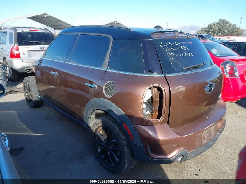 2013 MINI COUNTRYMAN COOPER S - WMWZC3C50DWP20423