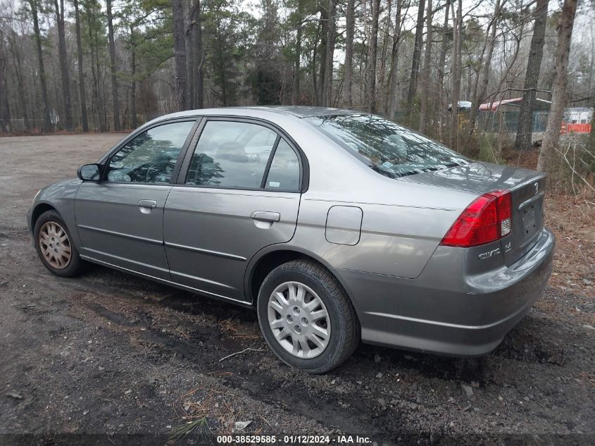 2HGES16625H521226 | 2005 HONDA CIVIC