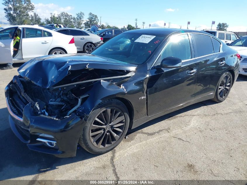 2014 INFINITI Q50 HYBRID PREMIUM - JN1AV7APXEM691776