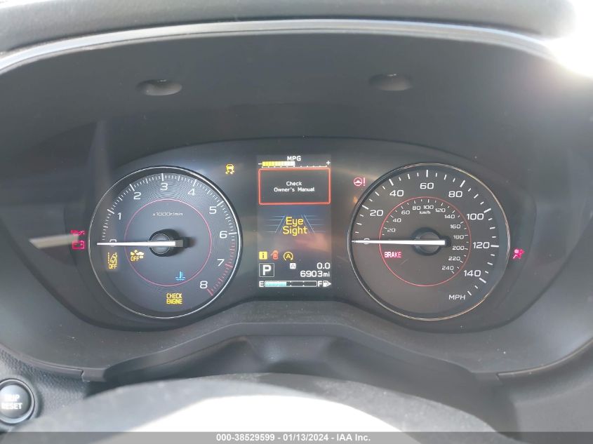 VIN JF2GTAPC4P8267599 2023 SUBARU CROSSTREK PREMIUM