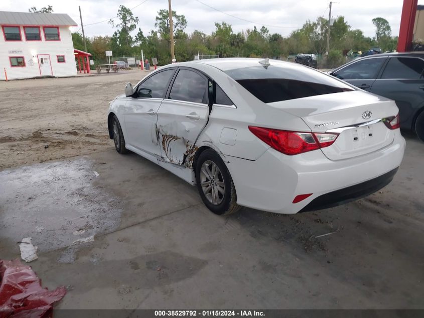 2014 HYUNDAI SONATA GLS - 5NPEB4AC7EH835328