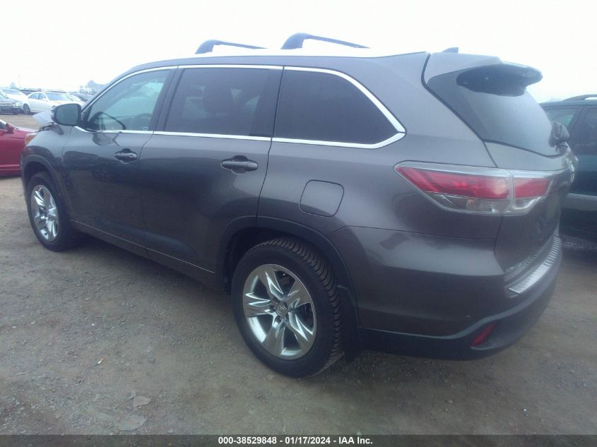 2015 TOYOTA HIGHLANDER LIMITED/LTD PLATINUM - 5TDYKRFH3FS047320