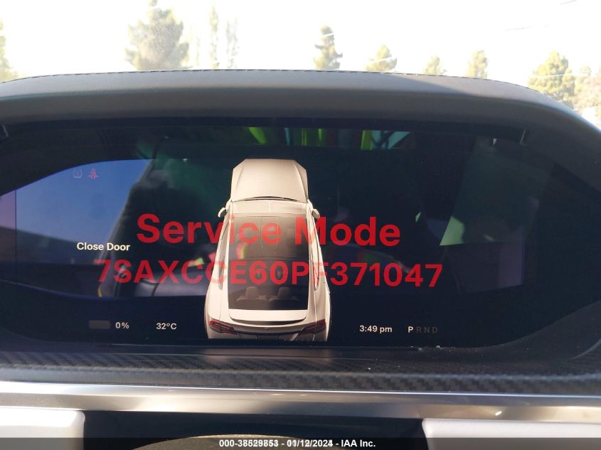 2023 TESLA MODEL X - 7SAXCCE60PF371047