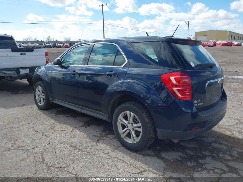 2017 CHEVROLET EQUINOX LS - 2GNALBEK2H1535050