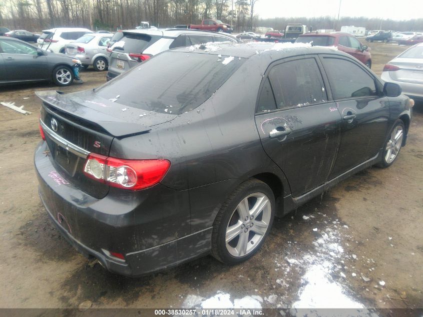 2013 TOYOTA COROLLA S - 2T1BU4EE4DC068581