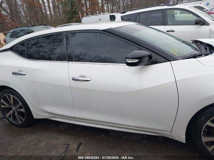 2019 NISSAN MAXIMA 3.5 SV - 1N4AA6AV0KC378132