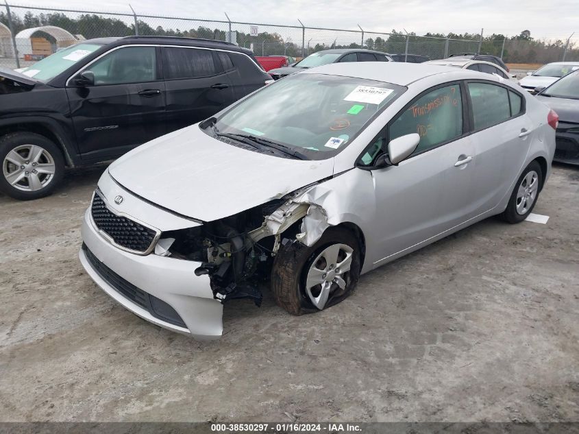 2017 KIA FORTE LX - 3KPFK4A73HE019054