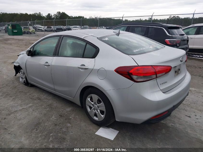 2017 KIA FORTE LX - 3KPFK4A73HE019054