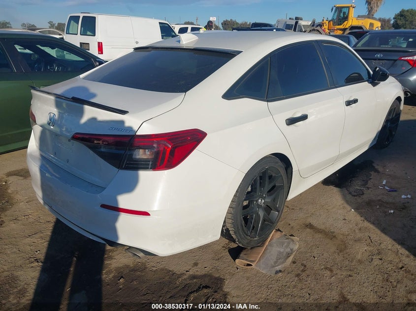 VIN 2HGFE2F53NH546211 2022 HONDA CIVIC SPORT