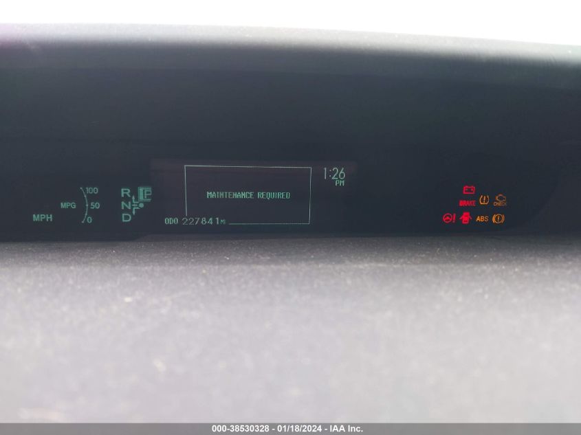 2015 TOYOTA PRIUS THREE - JTDKN3DU8F1869103