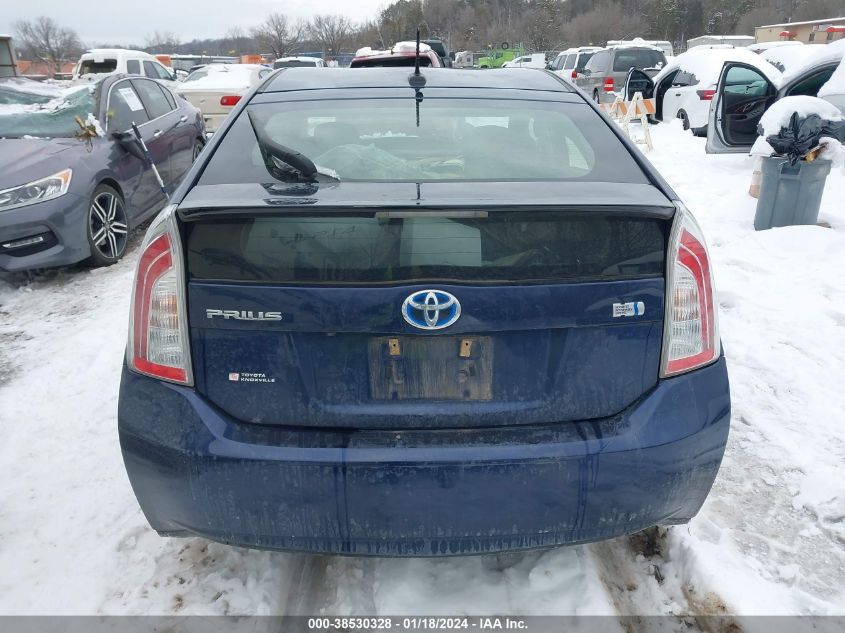 2015 TOYOTA PRIUS THREE - JTDKN3DU8F1869103