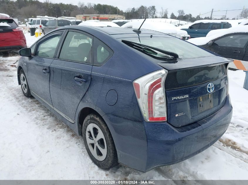 2015 TOYOTA PRIUS THREE - JTDKN3DU8F1869103