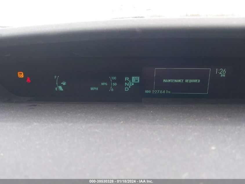 2015 TOYOTA PRIUS THREE - JTDKN3DU8F1869103