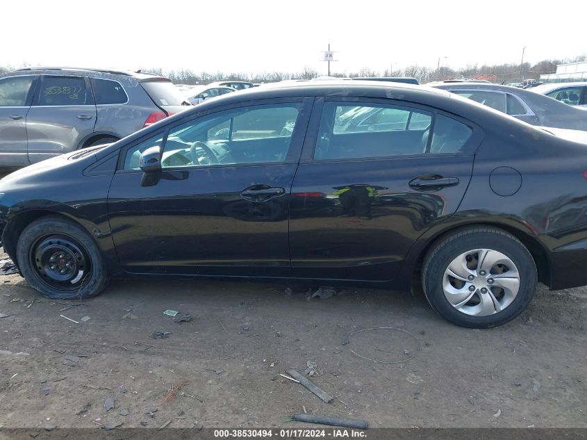 2013 HONDA CIVIC LX - 19XFB2F54DE088258