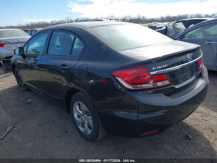 2013 HONDA CIVIC LX - 19XFB2F54DE088258