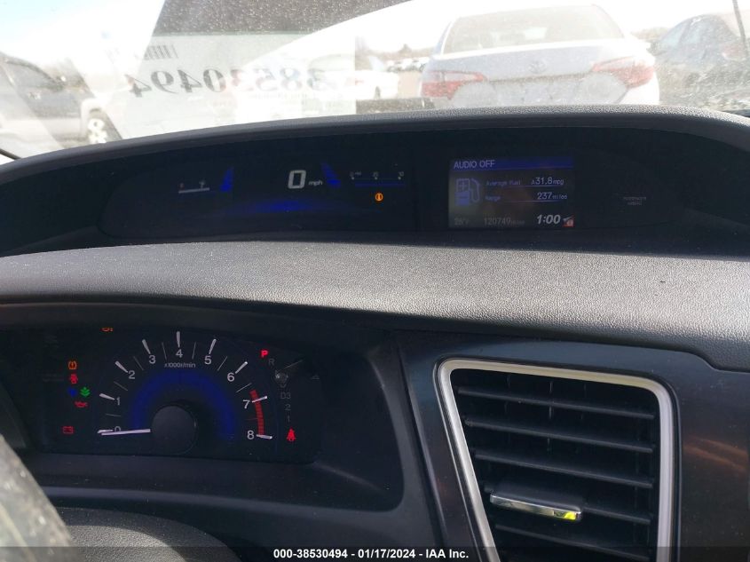 2013 HONDA CIVIC LX - 19XFB2F54DE088258