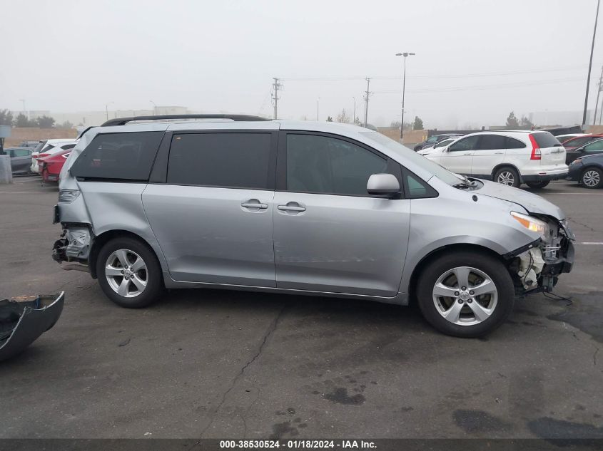 2014 TOYOTA SIENNA LE V6 8 PASSENGER - 5TDKK3DC2ES458264