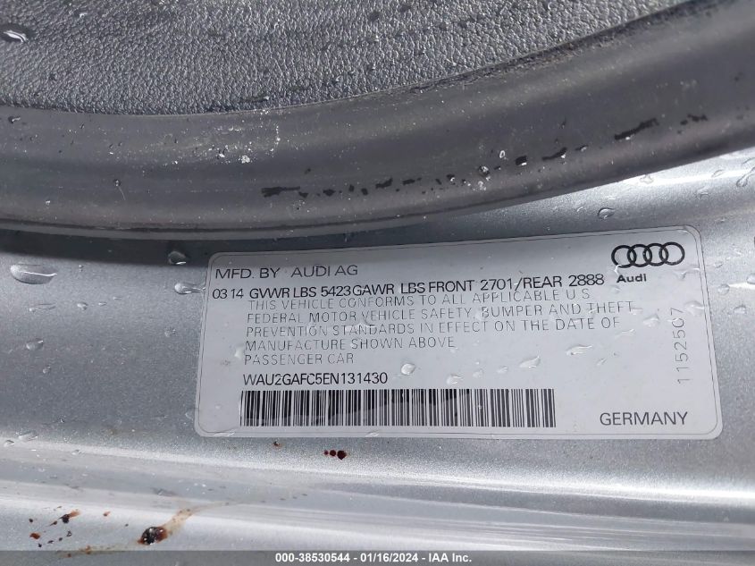 2014 AUDI A7 PRESTIGE - WAU2GAFC5EN131430