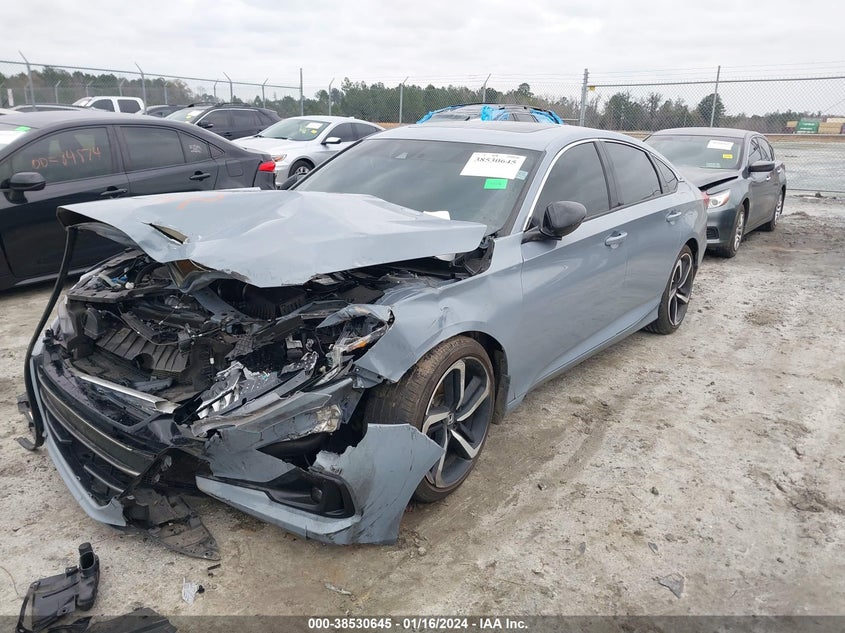 VIN 1HGCV2F38MA031672 2021 HONDA ACCORD SPORT