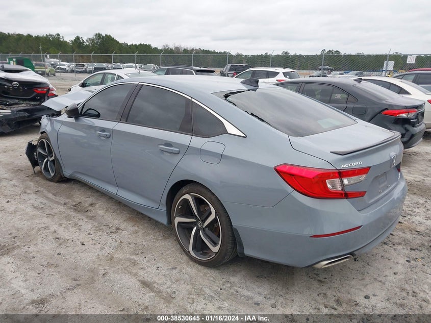 VIN 1HGCV2F38MA031672 2021 HONDA ACCORD SPORT