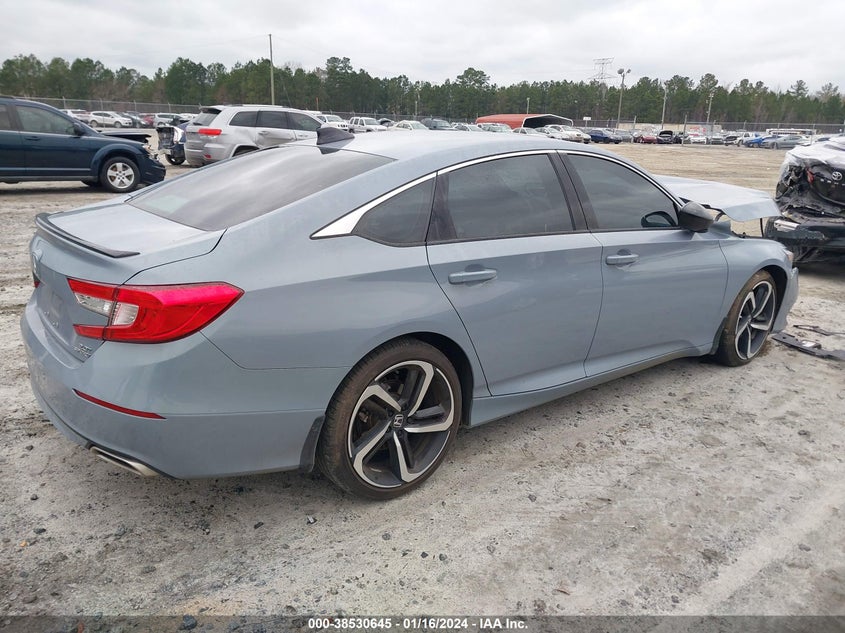 VIN 1HGCV2F38MA031672 2021 HONDA ACCORD SPORT