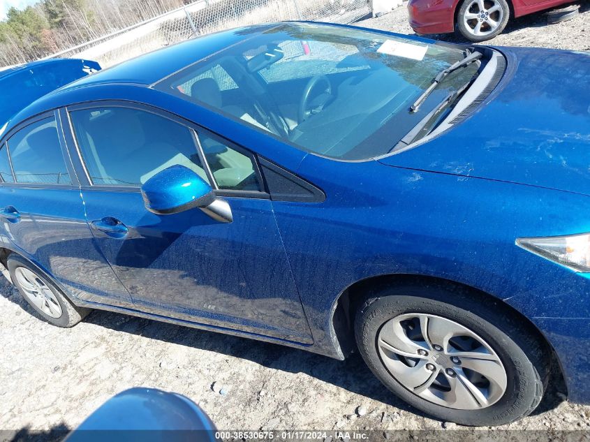 2013 HONDA CIVIC LX - 2HGFB2F55DH569142