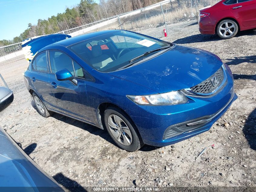 2013 HONDA CIVIC LX - 2HGFB2F55DH569142