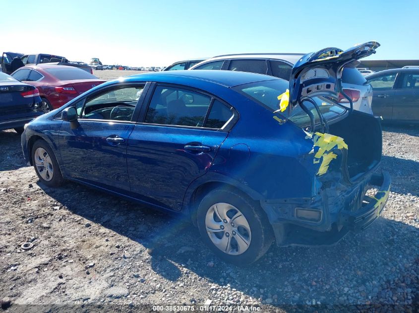 2013 HONDA CIVIC LX - 2HGFB2F55DH569142