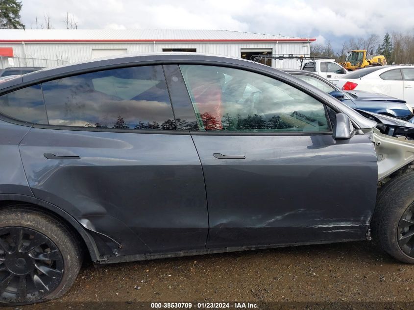 2021 TESLA MODEL Y LONG RANGE DUAL MOTOR ALL-WHEEL DRIVE - 5YJYGDEE6MF213391