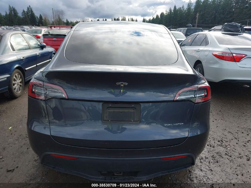 2021 TESLA MODEL Y LONG RANGE DUAL MOTOR ALL-WHEEL DRIVE - 5YJYGDEE6MF213391