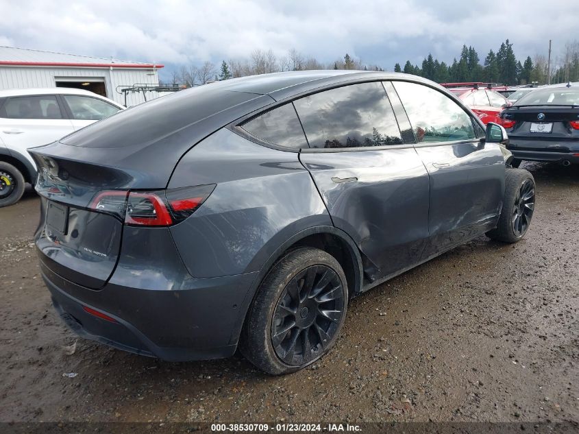 2021 TESLA MODEL Y LONG RANGE DUAL MOTOR ALL-WHEEL DRIVE - 5YJYGDEE6MF213391