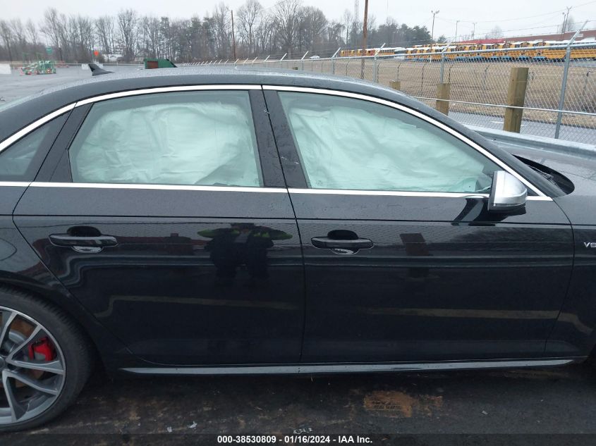 2018 AUDI S4 3.0T PREMIUM PLUS - WAUB4AF42JA064479