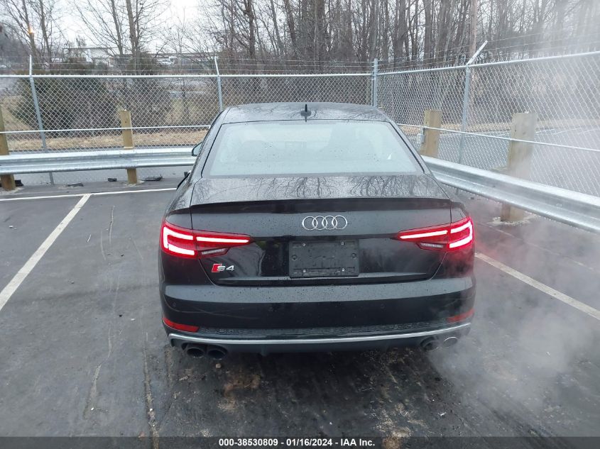 2018 AUDI S4 3.0T PREMIUM PLUS - WAUB4AF42JA064479
