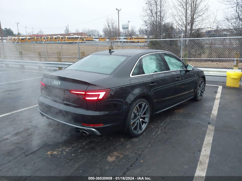 2018 AUDI S4 3.0T PREMIUM PLUS - WAUB4AF42JA064479