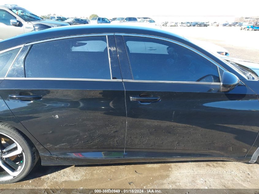 2019 HONDA ACCORD SPORT - 1HGCV1F32KA058034