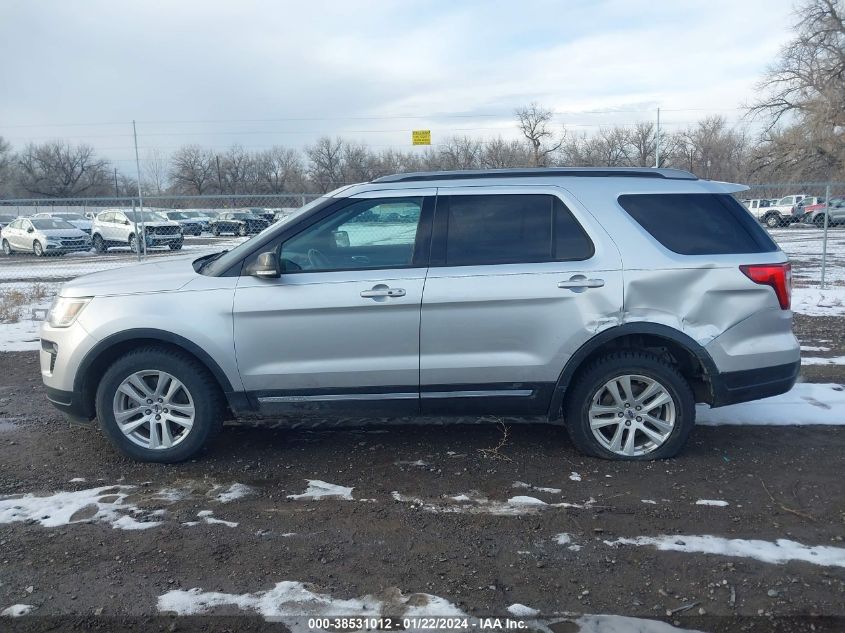 2018 FORD EXPLORER XLT - 1FM5K8D89JGA25997