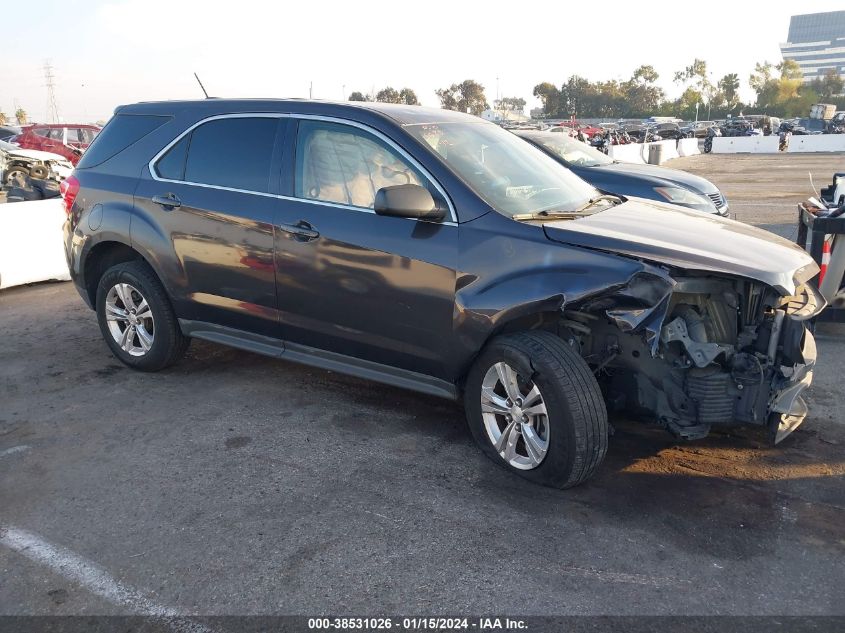 2016 CHEVROLET EQUINOX LS - 2GNALBEK7G6187506