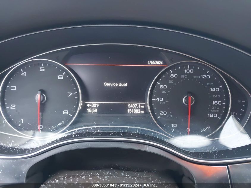 2013 AUDI A6 PREMIUM PLUS - WAUGFAFC8DN081663