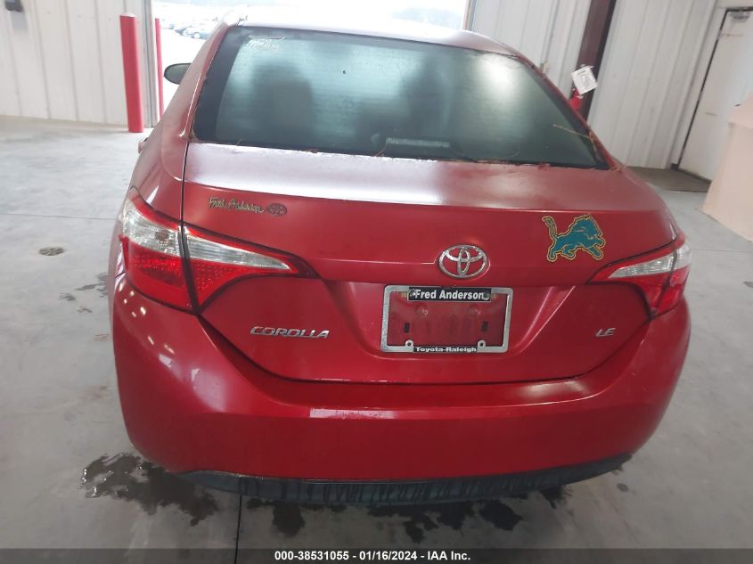 2015 TOYOTA COROLLA LE - 5YFBURHE7FP328029