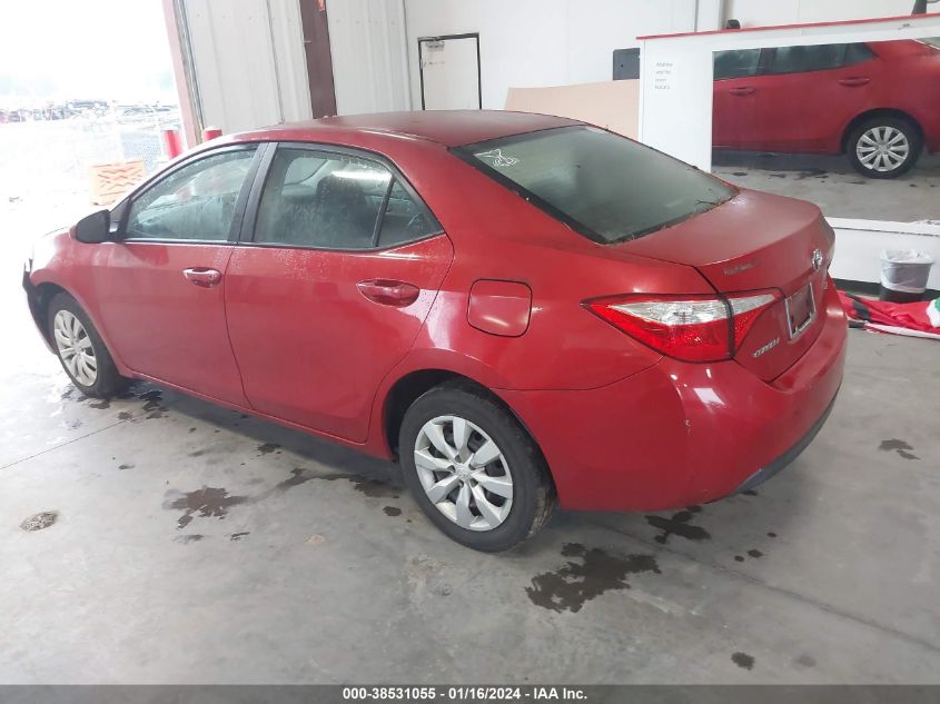 2015 TOYOTA COROLLA LE - 5YFBURHE7FP328029