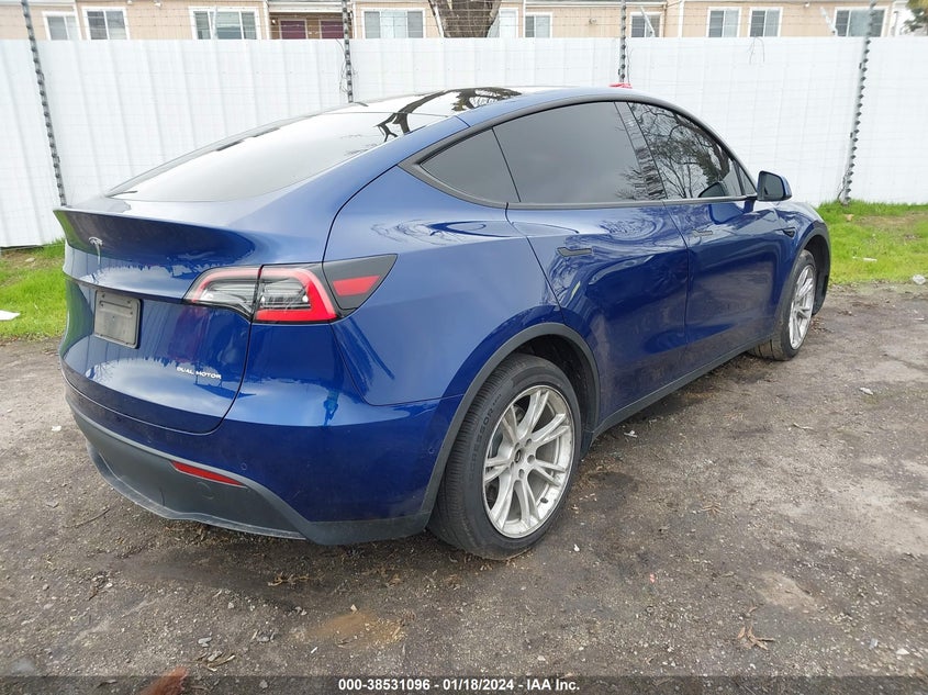 VIN 5YJYGDEE3MF109280 2021 TESLA MODEL Y LONG RANGE DUAL MOTOR ALL-WHEEL DRIVE