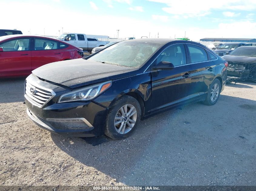 2015 HYUNDAI SONATA 2.4L SE - 5NPE24AF1FH013393