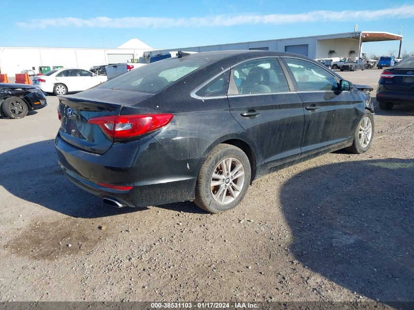 2015 HYUNDAI SONATA 2.4L SE - 5NPE24AF1FH013393