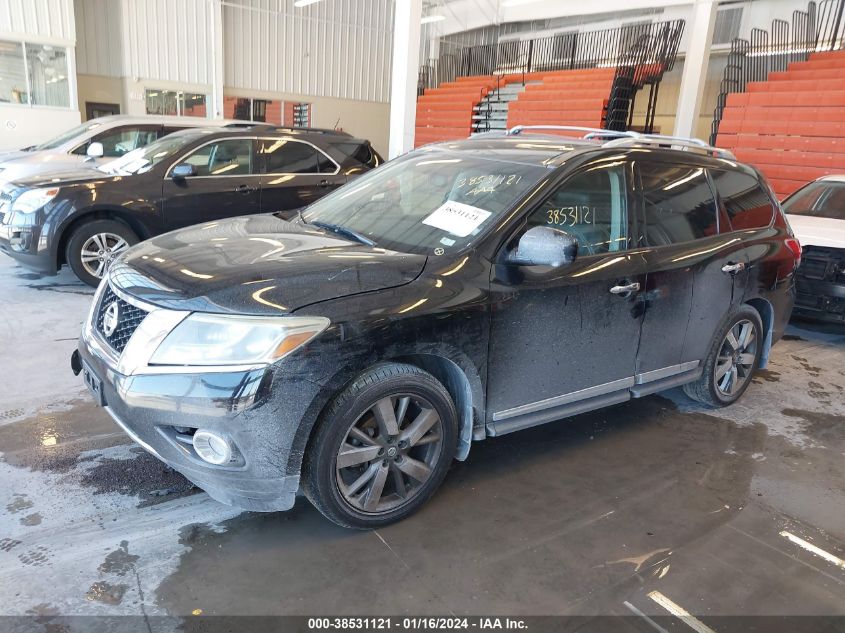 2014 NISSAN PATHFINDER PLATINUM - 5N1AR2MNXEC647874