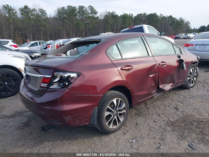 2013 HONDA CIVIC EX - 19XFB2F83DE086267