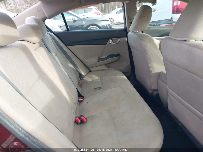 2013 HONDA CIVIC EX - 19XFB2F83DE086267