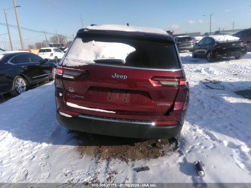 2021 JEEP GRAND CHEROKEE L LIMITED 4X4 - 1C4RJKBG5M8109524