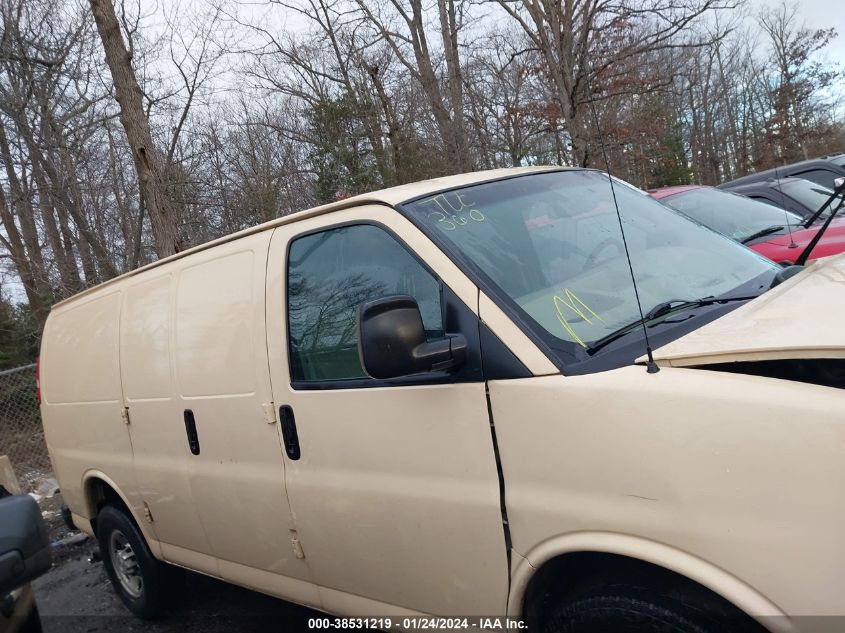 2016 CHEVROLET EXPRESS 2500 WORK VAN - 1GCWGAFF9G1270940