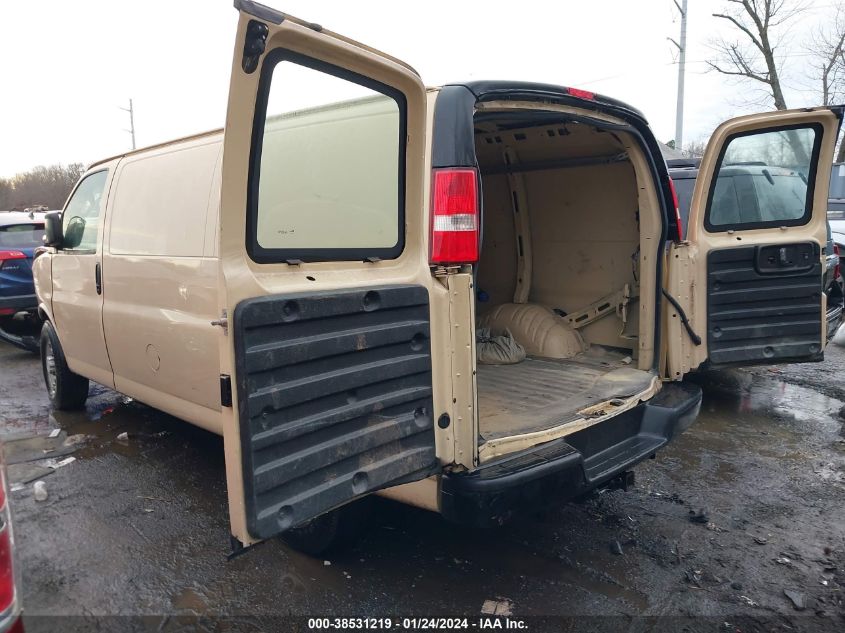 2016 CHEVROLET EXPRESS 2500 WORK VAN - 1GCWGAFF9G1270940