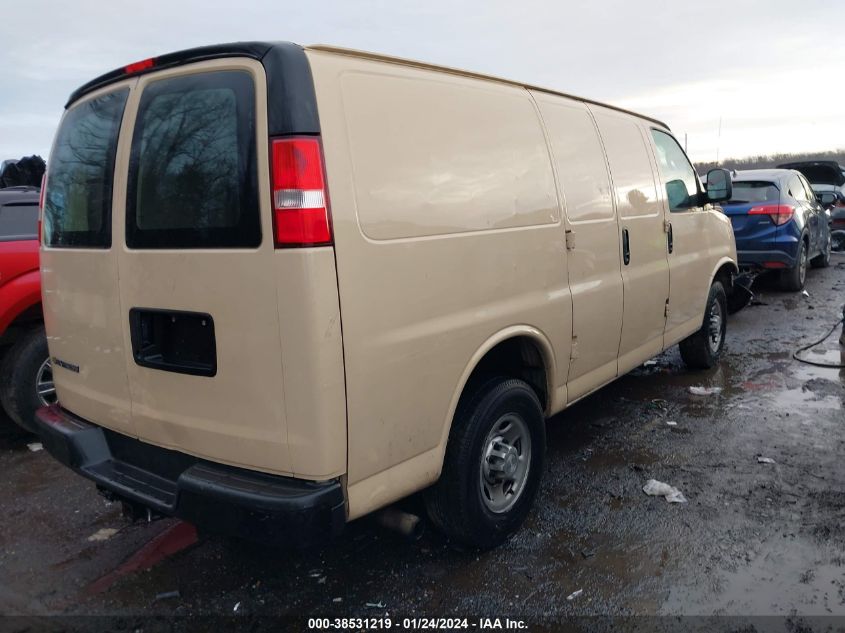 2016 CHEVROLET EXPRESS 2500 WORK VAN - 1GCWGAFF9G1270940